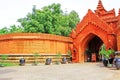Thiri Zaya Bumi Bagan Golden Palace Entrance, Bagan, Myanmar Royalty Free Stock Photo
