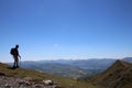 Thirlmere Derwentwater from Blencathra Cumbria UK