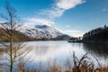 Thirlmere Reservoir and Helvellyn Royalty Free Stock Photo