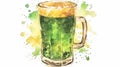 thirst with the festive allure of green beer