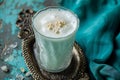 Thirst-quenching Ayran refreshment drink. Generate AI