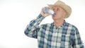 Thirsty Farmer Drink Fresh and Chill Water