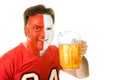 Thirsty Sports Fan Royalty Free Stock Photo