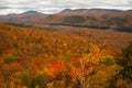 Thirteenth Lake From Balm Of Gilead Mountain, Siamese Ponds Wilderness Area,Adirondack Forest Preserve, New York, USA Royalty Free Stock Photo