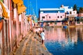 Thiruporur Kandaswamy temple Pond Steps in Thiruporur, Chengalpattu district in the South Indian state of Tamil Nadu