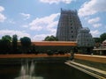 South indian temple gopuram Royalty Free Stock Photo