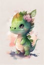 The Thistle Dragon: A Cute and Adorable Mascot