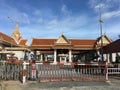 Prek Chak International Border Check Point, Cambodia Royalty Free Stock Photo