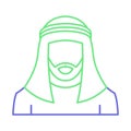 Thobe Isolated Vector icon that can be easily modified or edited