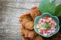 Thod mun Pla, Thai fish cakes Royalty Free Stock Photo