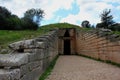 Tholos tomb of Atreus or Agamemnon in the ancient Greek city Mycenae, Peloponnese