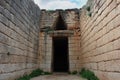 Tholos tomb of Atreus or Agamemnon in the ancient Greek city Mycenae, Peloponnese