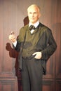 Thomas Alva Edison wax statue at Madame Tussauds Wax Museum at ICON Park in Orlando, Florida