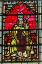 Thomas Becket Stained Glass Westminster Abbey London England Royalty Free Stock Photo