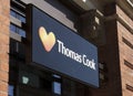 Thomas Cook travel agents sign, Lincoln, Lincolnshire, UK - 5th Royalty Free Stock Photo