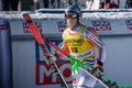 Thomas Dressen of Germany winner of the Men`s World Cup Alpine Downhill Race in Lake Louise