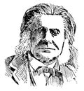 Thomas H. Huxley, vintage illustration Royalty Free Stock Photo