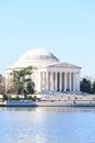 Thomas Jefferson Memorial during Cherry Blossom Festival in spri Royalty Free Stock Photo