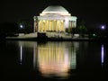 Thomas Jefferson Memorial by night, Washington Royalty Free Stock Photo