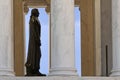 Thomas Jefferson Memorial Statue Royalty Free Stock Photo