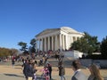 The Thomas Jefferson Memorial in Tidal Basin in National Mall in Washington, DC, USA in Spring 2018 Royalty Free Stock Photo