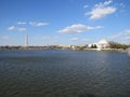 The Thomas Jefferson Memorial in Tidal Basin in National Mall in Washington, DC, USA in Spring 2018 Royalty Free Stock Photo