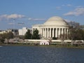 The Thomas Jefferson Memorial in Tidal Basin in National Mall in Washington, DC, USA in Spring 2018 Royalty Free Stock Photo