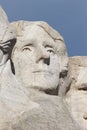 Thomas Jefferson - mount rushmore national memorial Royalty Free Stock Photo