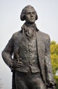 Thomas Jefferson statue Paris, France. Royalty Free Stock Photo