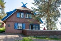 Thomas Mann summer house, old Lithuanian traditional wooden house in Nida, Lithuania