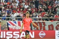 Thomas Muller before the beginning of the UEFA Champions League