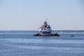 Thomas Point Shoal Lighthouse near Annapolis Royalty Free Stock Photo