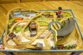 Thomas train table track set Royalty Free Stock Photo