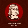 Thomas Watson 1620 - 1686 was an English, Nonconformist, Puritan preacher and author Royalty Free Stock Photo