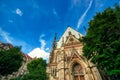 Thomaskirche facade in Leipzig, Germany Royalty Free Stock Photo