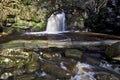 Thomason Foss Waterfall, Thomason Woods, Beck Hole Royalty Free Stock Photo