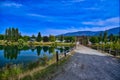 Thompson Falls Montana Island Park bridge Clark Fork River