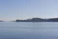 Thompson Island in the winter from South Boston