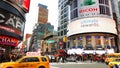 Chase Bank Times Square office building, Times Square Traffic Officer, Busy Intersection.