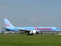 Thomson Airlines Plane Royalty Free Stock Photo