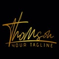 THOMSON, thomson Handwritten name logo