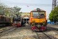 THON-BURI locomotive depot Place Storage and repair Steam locomotive of Thailand.