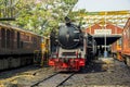 THON-BURI locomotive depot Place Storage and repair Steam locomotive of Thailand.