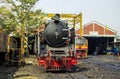 THON-BURI locomotive depot Place Storage and repair Steam locomotive of Thailand.
