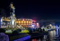 Thoothsome Chocolate Emporium And Hard Rock Cafe At Universal CitiWalk At Night