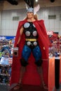 Thor, Marvel super heroes stand for promote movie at Bangkok, Thailand.