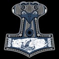 Thor`s hammer - Mjollnir and the Scandinavian ornament