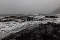 Thor\'s Well, Cape Perpetua, Oregon Royalty Free Stock Photo