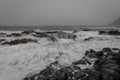 Thor\'s Well, Cape Perpetua, Oregon Royalty Free Stock Photo