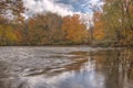 Thornapple River in Alaska, Michigan Royalty Free Stock Photo